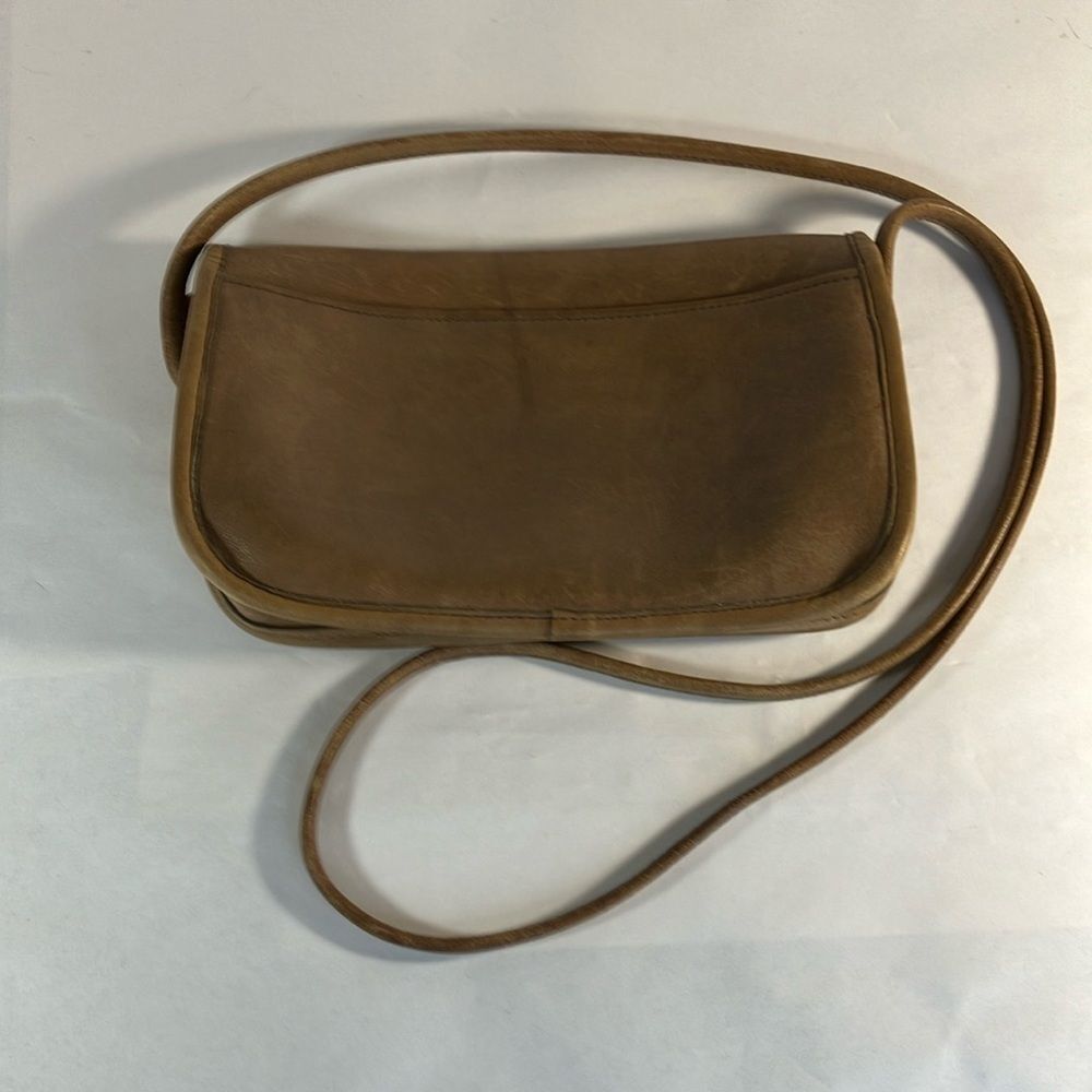 Vintage 1970’s Coach Leather Shoulder Bag Made in New York City - Picture 2 of 12